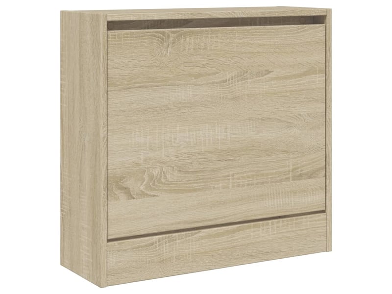  Meuble à chaussure, armoire à chaussures chêne sonoma 60x21x57 cm bois d'ingénierie  - Conforama D