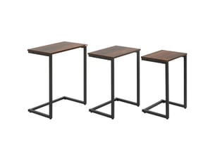 Table basse rectangulaire coloris marron <strong>WISHDOR</strong> <strong></strong> - 30 cmx34 cm