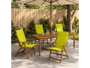 Lot de 4 coussins de chaise à dossier haut  gemert cf59319