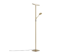 Lampadaire moderne en laiton avec led dimmable - divana