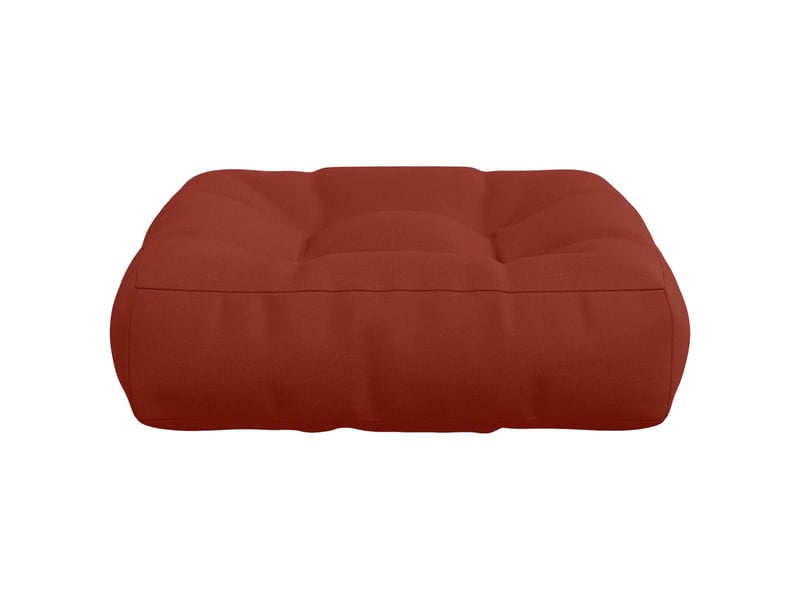  Lot de 4 coussins de siège, coussins d'assise vianen 100 % polyester rouge cf60659  - Conforama D
