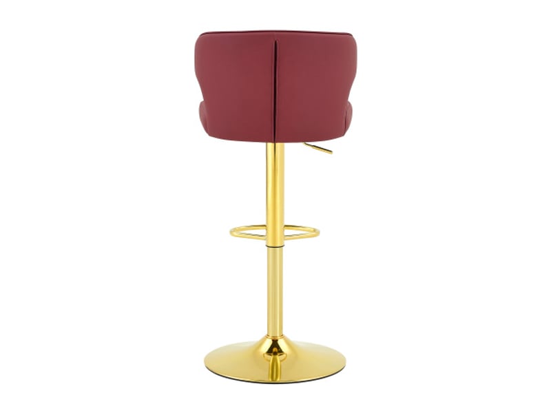 Lot de 2 tabourets de bar réglables avec dossier – rotation 360°, socle large et repose-pieds – cuisine moderne - Conforama D
