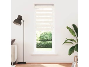 Store zèbre, store de fenêtre beige marbré largeur du tissu 80,9 cm polyester cf48326