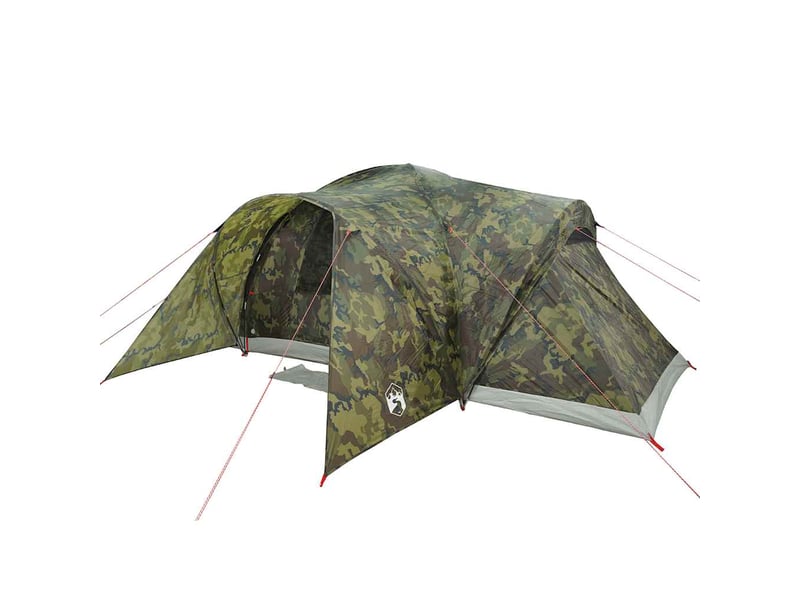  Tente de camping, tente familiale à dôme 6 personnes camouflage imperméable shl45369  - Conforama E