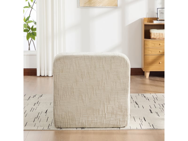 Canapé modulable, canapé de salon, beige, mousse haute résilience 30d, base antidérapante, format compressé, facile à déplacer - Conforama E