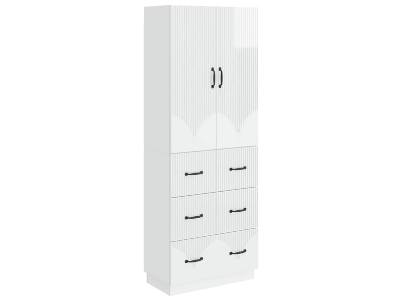  Ensemble de meubles 2 pcs, rangement de salon 66 x 34,5 x 87 cm bois d'ingénierie shl2123  - Conforama A