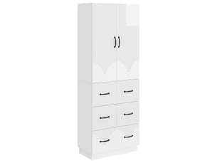 Armoire     <strong></strong> <strong></strong> coloris blanc largeur 66 cm