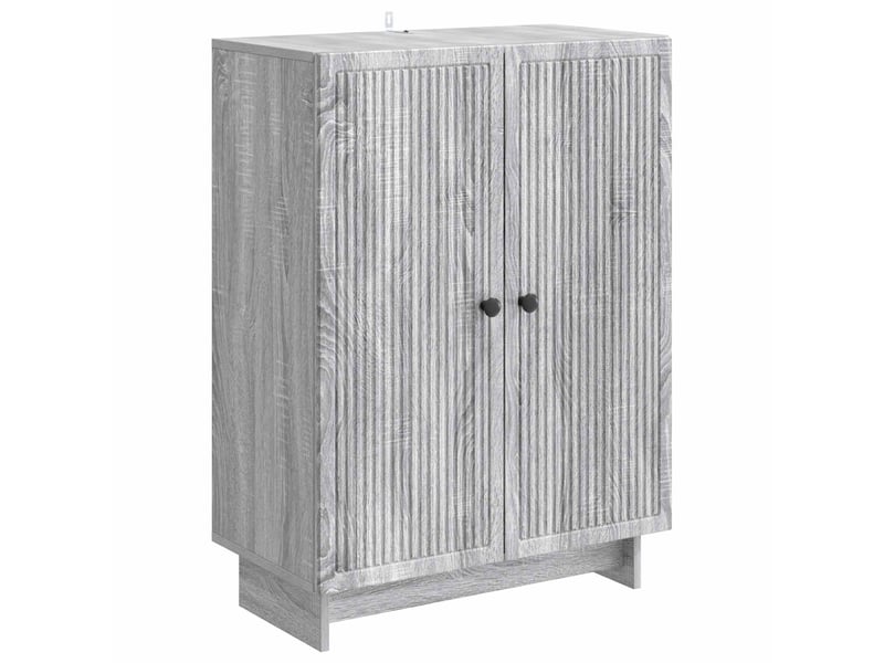 Buffet - bahut - meuble de rangement sonoma gris 66 x 34,5 x 90 cm bois d'ingénierie - Conforama A