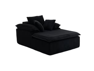 Canapé fonction inclinable style intérieur design sans cadre accoudoirs larges lecture plus confortable