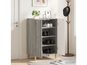 Meuble à chaussures 4 paire(s)  <strong></strong>  <strong></strong> coloris gris