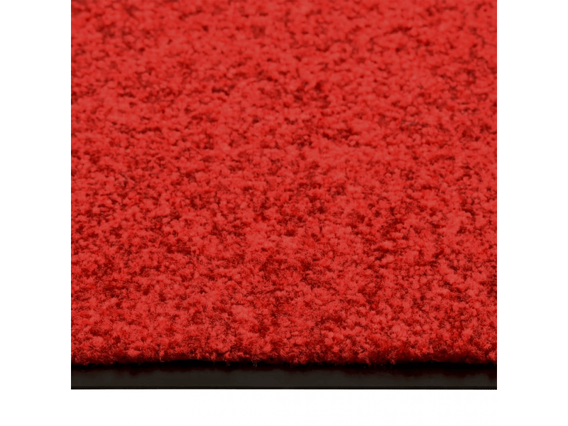  Paillasson lavable rouge 60x90 cm - comfortxl 323422 - Conforama D