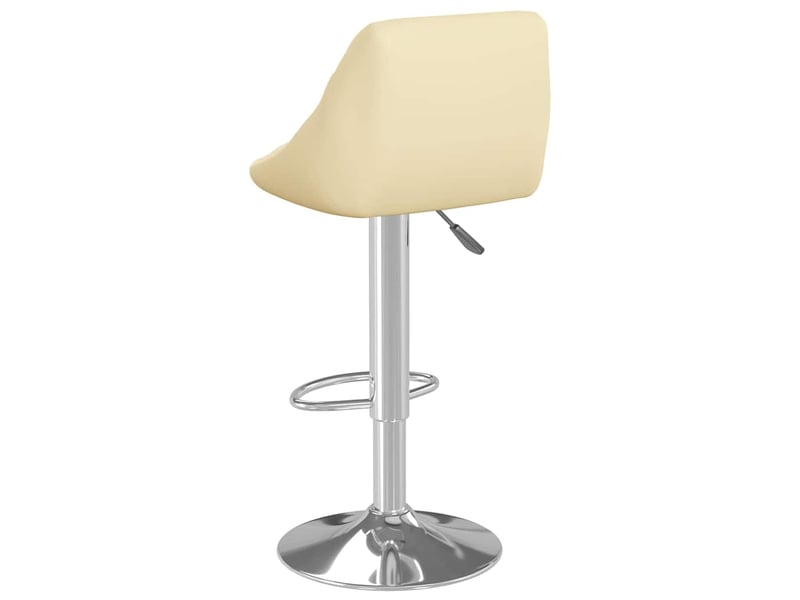  Lot de 2 tabouret de bar, chaise de bar crème similicuir shl89097  - Conforama E