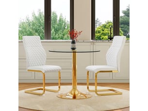 Ensemble table rond(e)  2 chaise(s)    