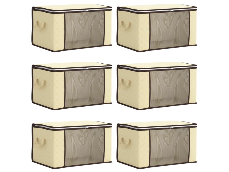  Boîte de rangement avec fenêtre latérale transparente 6 pcs shl46302  - Conforama A