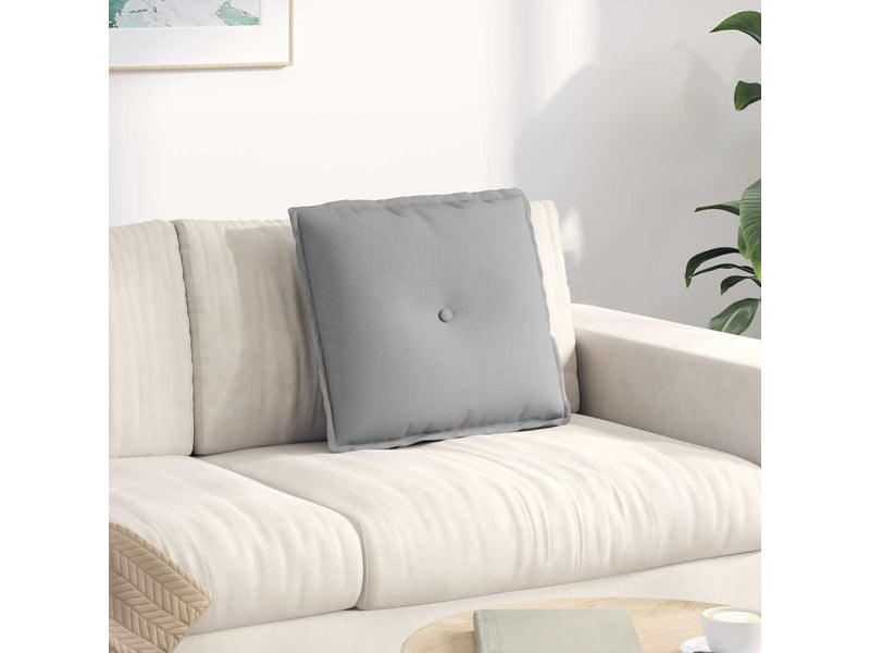  Coussin de dos, coussin de dossier gris nuage 50 x 19 x 45 cm tissu cf54743  - Conforama B