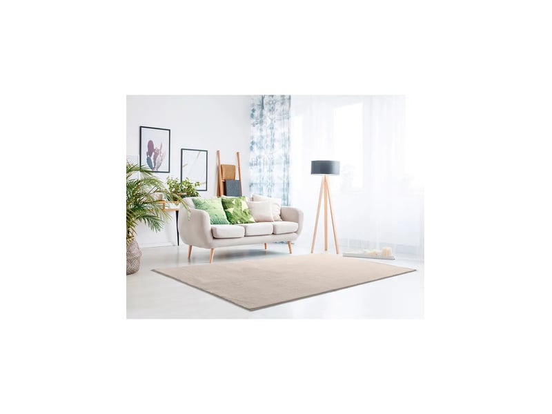  Tapis atticgo loft rectangulaire 60x120 cm crème  - Conforama D