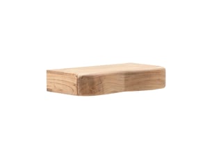 Chevet organique suspendu 1 tiroir 40 cm en acacia laqué - grika