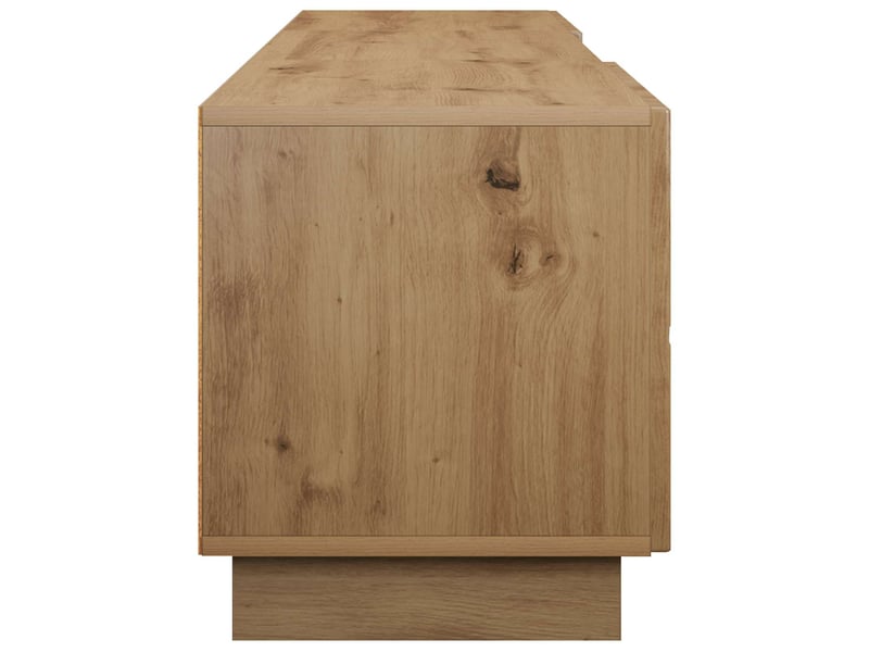  Meuble tv, banc tv 180x34,5x40 cm chêne artisanal bois d'ingénierie shl59743  - Conforama E