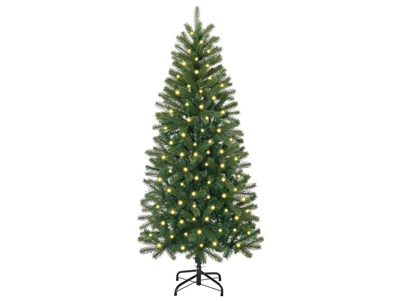  Sapin de noël - arbre de noël artificiel vert 150 cm pe et pvc  - Conforama C