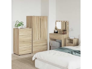 Armoire <strong></strong> <strong></strong> coloris bois clair largeur 60 cm