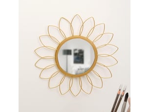 Miroir  à poser coloris jaune <strong></strong>  <strong></strong> - 1 cm x 1 cm