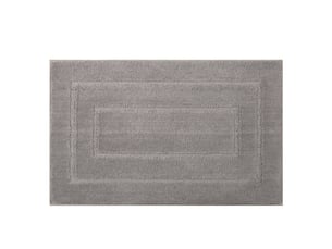 Tapis de bain 40x60 cm – antidérapant, absorbant, lavable en machine, gris clair