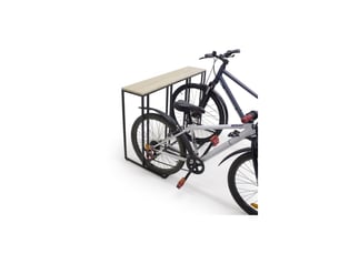 Porte-vélos koro en métal noir 116,5 x 50 x 77,5 cm
