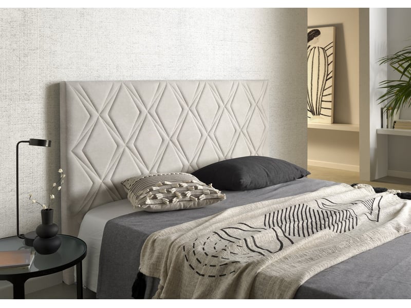  Tête de lit en tissu anti-taches rubí - tissu anti-taches, rembourrage mousse 8435720010176 - Conforama C