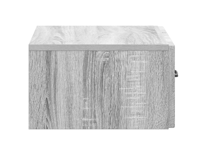 Table de chevet - cabinet de chevet - table de nuit mural sonoma gris 49 x 34,5 x 20 cm - Conforama E