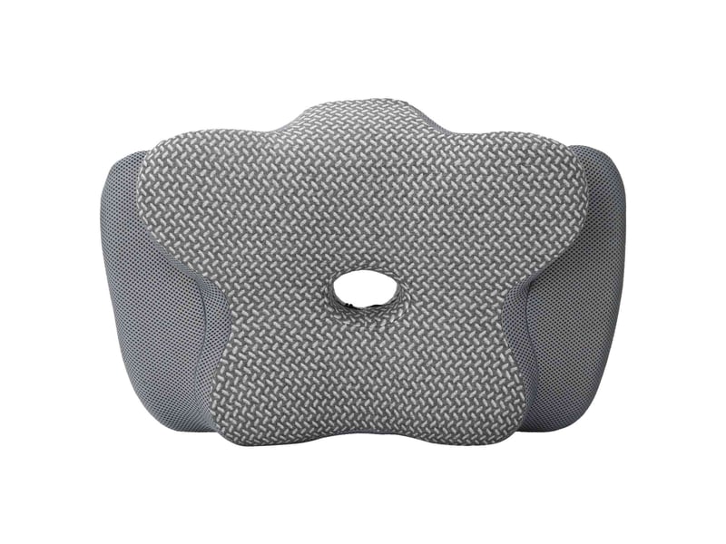 Oreiller, coussin cervical gris mousse à mémoire de forme 58 x 38 x 12 cm cf51356 - Conforama D