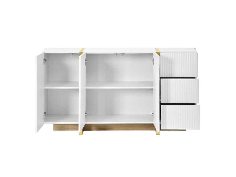  Meuble tv, 190x35x45 cm, blanc cao-GL142412G-conf-NEW - Conforama W