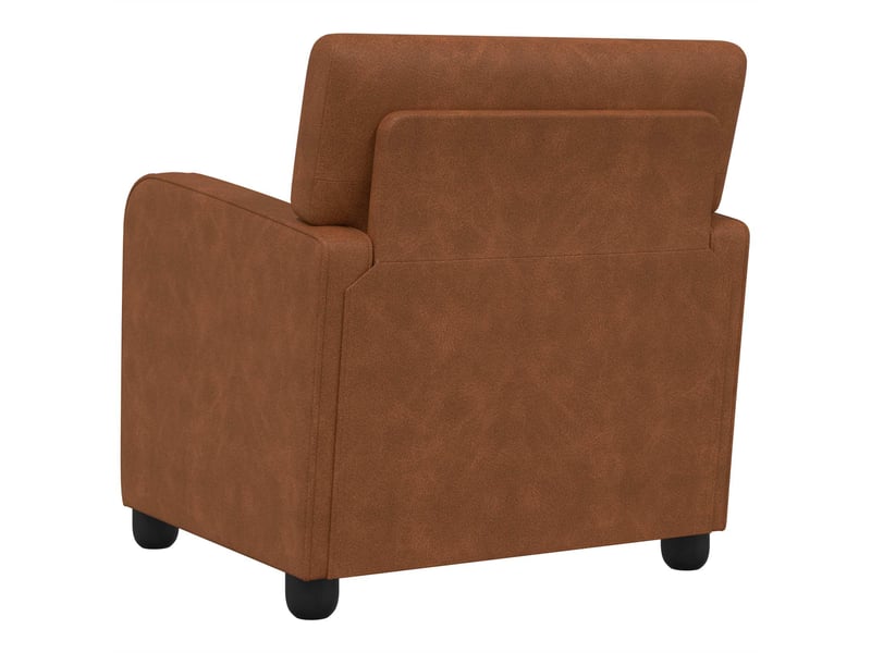  Vidaxl fauteuil marron ancien simili cuir  - Conforama E