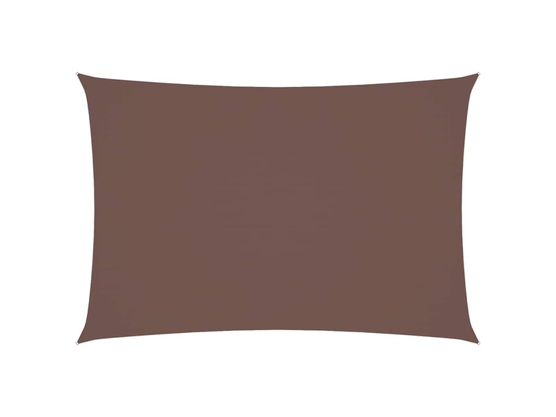  Voile de parasol - voile d'ombrage tissu oxford rectangulaire 2,5x4,5 m marron  - Conforama A