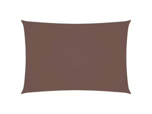 Voile de parasol - voile d'ombrage tissu oxford rectangulaire 2,5x4,5 m marron