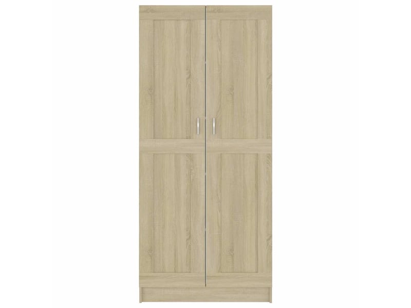  Bibliothèque, meuble de rangement salon chêne sonoma 82,5x30,5x185,5 cm bois d'ingénierie  - Conforama E