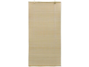 Store enrouleur, store à rouleau bambou naturel 120x160 cm cf44940