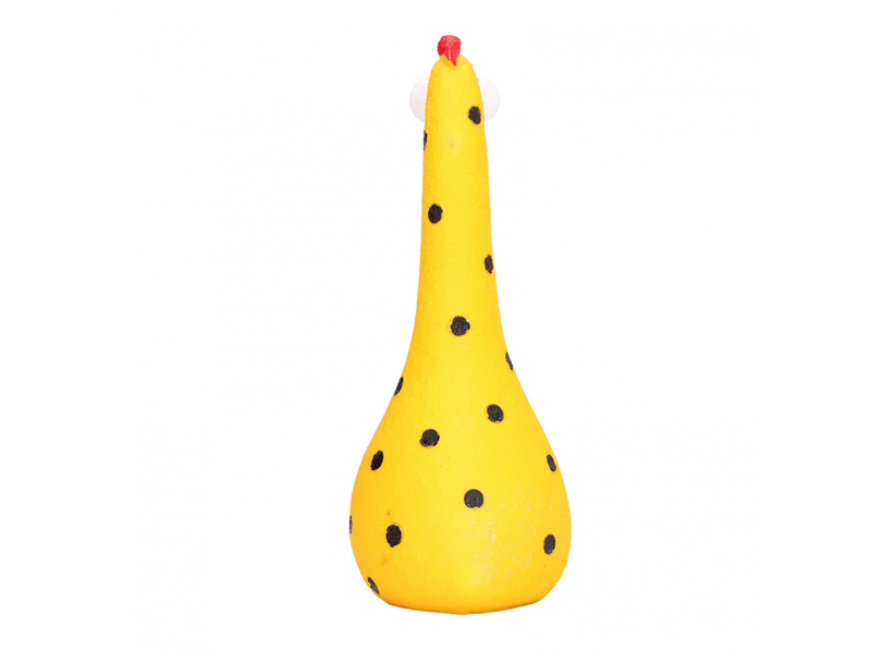 Statue de poulet à long cou, microlandschaft, statues de jardin en résine faites à la main pour décoration de jardin (jaune) - Conforama C