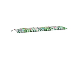 Coussin de banc de jardin, coussin d'assise multicolore 180x50x7 cm tissu oxford cf52767