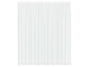 Rideau en dentelle, rideau ajouré, voilage blanc 280 x 400 cm polyester cf43783