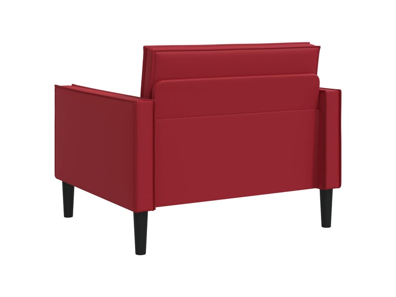 Vidaxl fauteuil xl bordeaux simili cuir - Conforama E