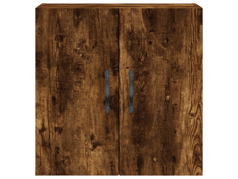  Armoire murale salon, meuble de rangement chêne fumé 60x31x60 cm bois d'ingénierie shl8160  - Conforama E