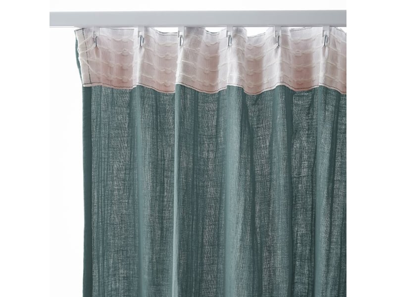 Rideau galon fronceur 140x240 cm gaze de coton canard PD21492 - Conforama B