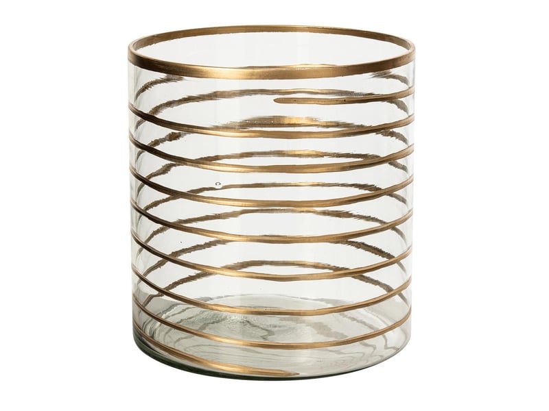  Photophore design en verre dario 25cm transparent  - Conforama A