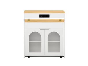 Blanc table de bar extensible avec rangement, design moderne, structure fonctionnelle pour cuisine et salle à manger