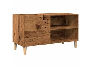 Armoire à disques vieux bois 84,5x38x48 cm bois d'ingénierie