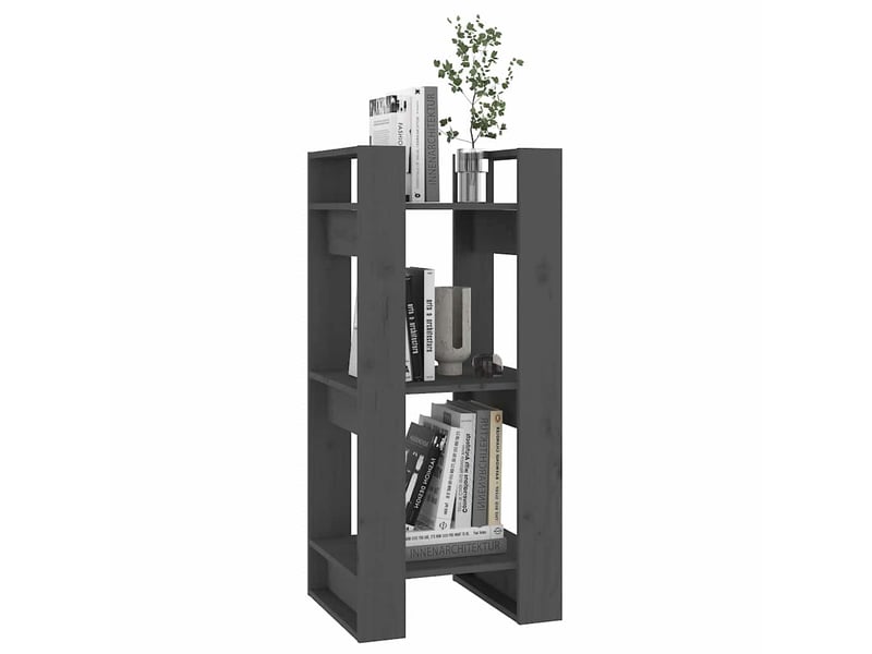  Bibliothèque, séparateur de pièce gris 41x35x91 cm pin solide  - Conforama E