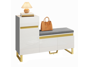 Meuble à chaussures de grande capacité, meuble de rangement à plusieurs étages pour la maison avec tiroirs et portes. Pour l'entrée