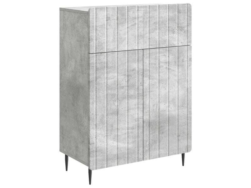 Buffet - bahut - meuble de rangement gris béton 66 x 34,5 x 92 cm bois d'ingénierie - Conforama A