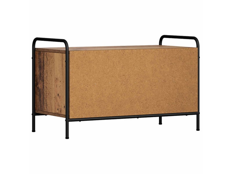  Meuble tv, banc tv 140x39,5x50 cm bois ancien bois d'ingénierie shl48698  - Conforama E