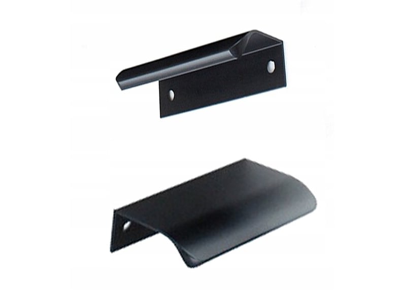  Bouton de coin de meubles finition mate noire ua-a02 6486mm  - Conforama A